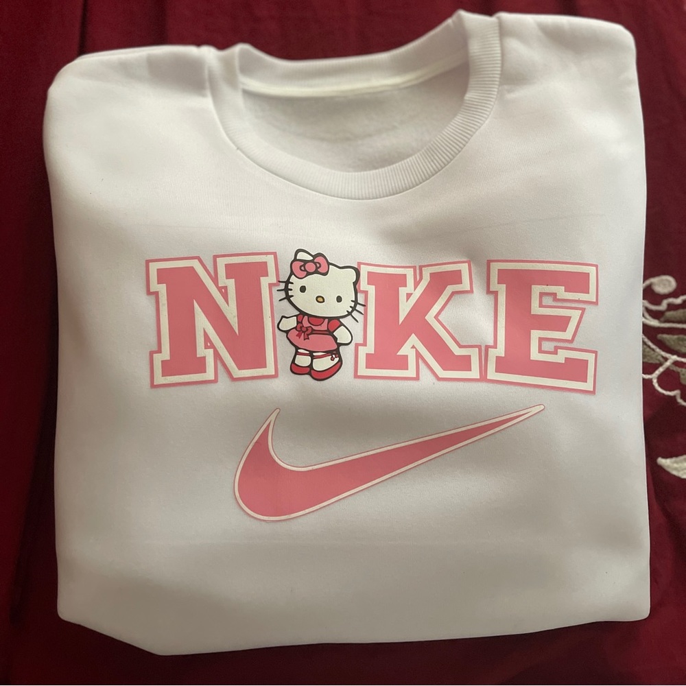 Nike Hello kitty white sweatshirt New